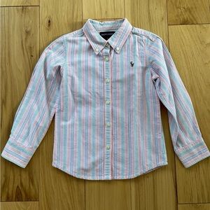 Ralph Lauren Boys’ Cotton Oxford Shirt, Size 5T